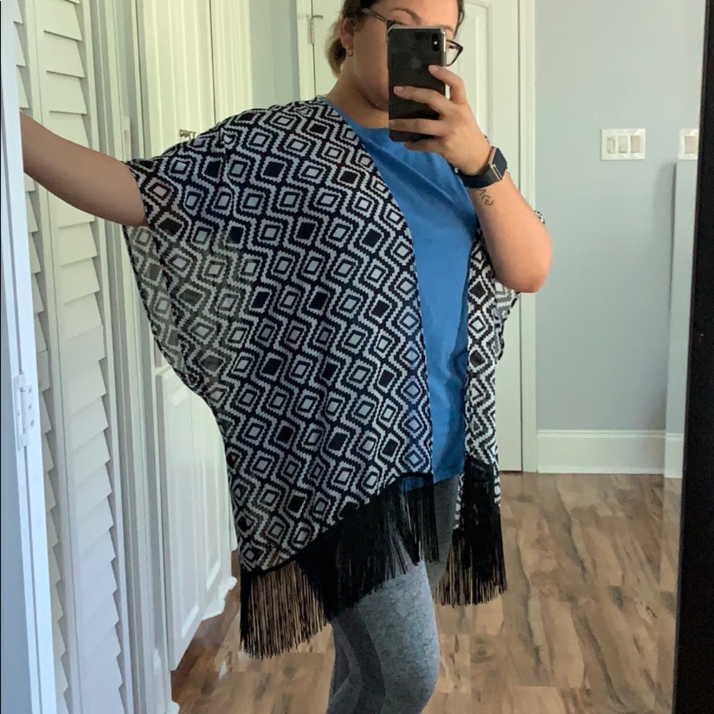 Black & White Kimono